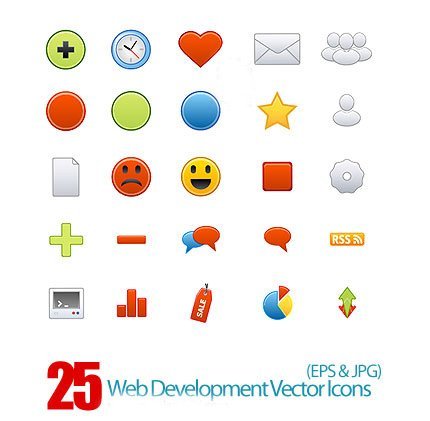 25 Web Development Vector Icons