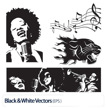 Black White Vectors
