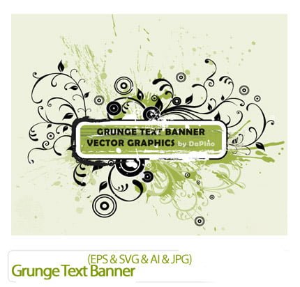 Grunge Text Banner