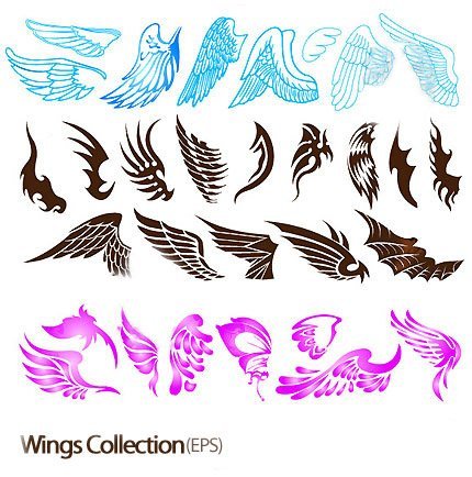 Wings Collection Vector