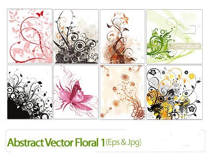 Abstract Vector Floral 01