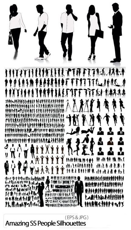 Amazing ShutterStock People Silhouettes 02