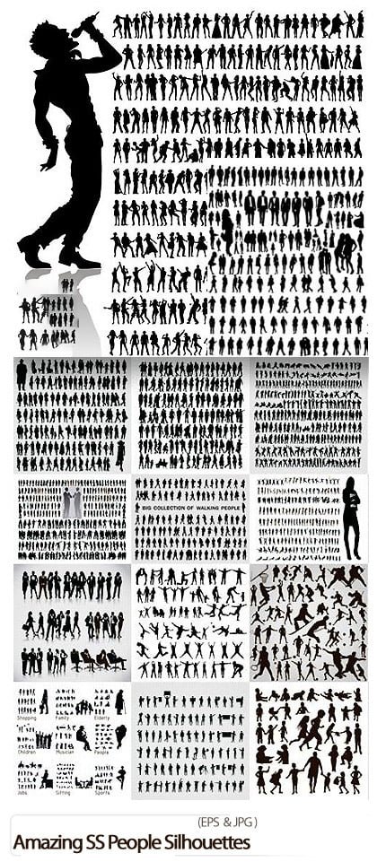 Amazing ShutterStock People Silhouettes