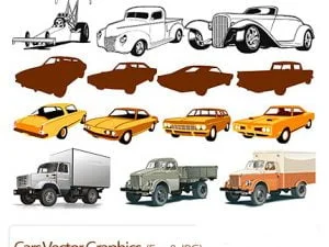 Cars Vector Graphics