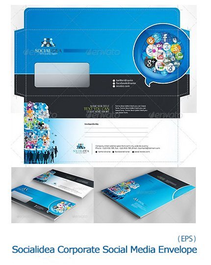 GraphicRiver Socialidea Corporate Social Media Envelope Pack