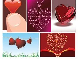 Hearts vector