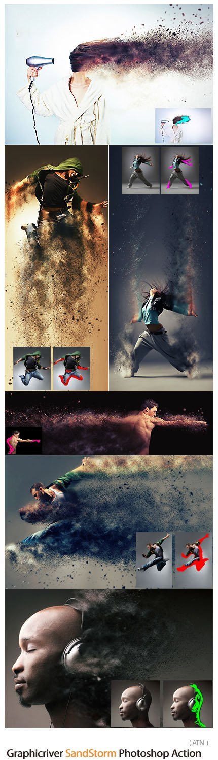 SandStorm Photoshop Action