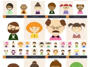 900 Vector Characters