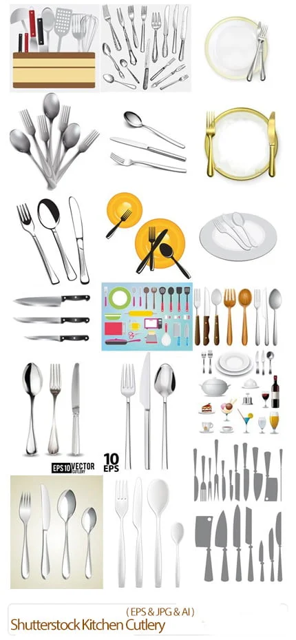 Shutterstock Kitchen Cutlery