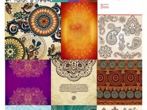 Abstract Backgrounds In Indian Style