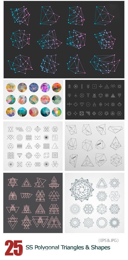 Amazing ShutterStock Polygonal Triangles And Shapes