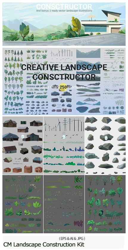 CM Creative Landscape Construction Kit