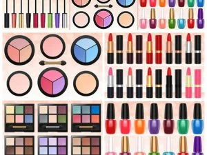 CM Makeup And Cosmetics Vector Set