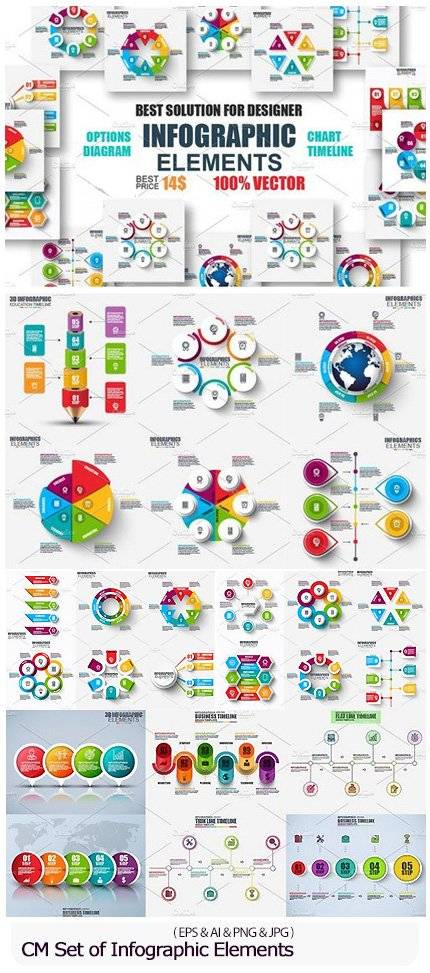 CM Set of Infographic Elements