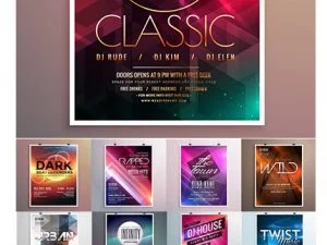 Collection Advertising Flyer Invitation Card Poster Music Concert