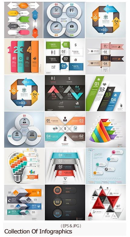 Collection Of Infographics Vol 144