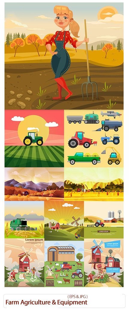 Farm Agriculture And Equipment For Harvesting