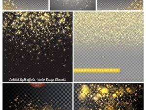 glitter particles effect