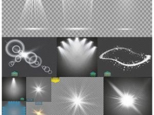 Light Effect Background Design Element