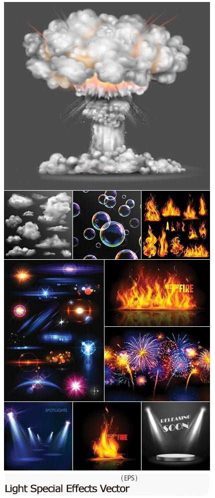 Light Special Effects Vector