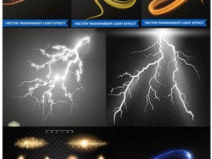 Lightning Electric Discharge And Lighting Effects