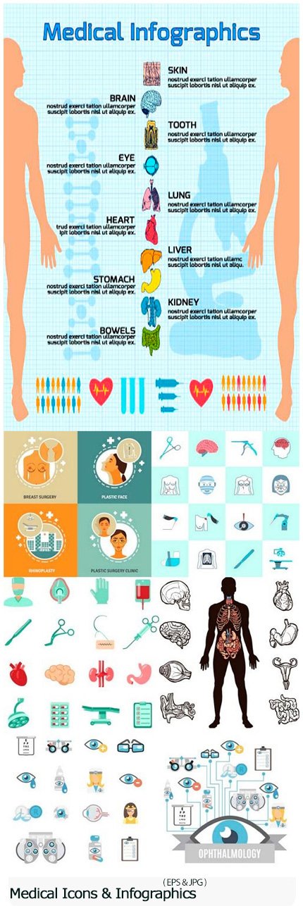 Medical Icons And Infographics
