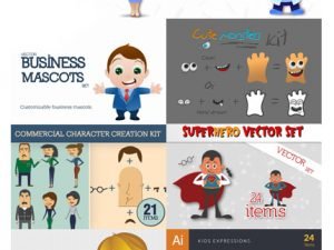 Vector Characters And Monsters Creation Kit