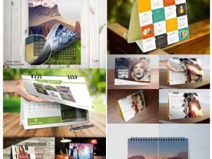 14 Best Calendars Mockups psd