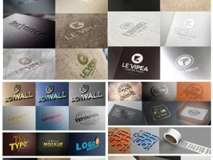 55 Amazing Logo Mockup PSD Templates psd