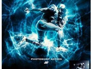 Animated Energy Light Effects Photoshop Action