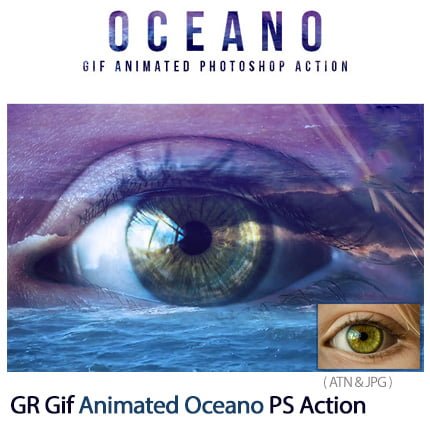 Animated Oceano Photoshop Action