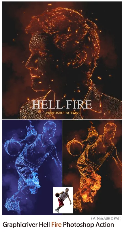 Hell Fire Photoshop Action
