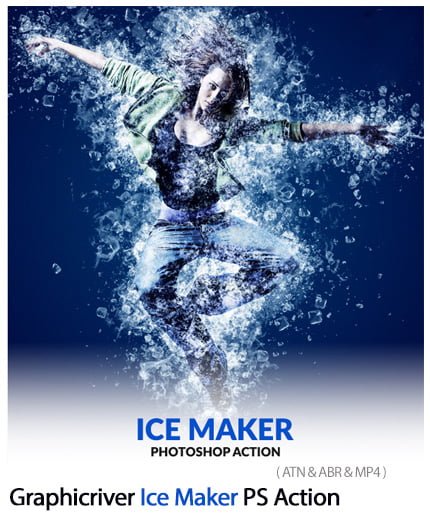 Ice Maker Photoshop Action