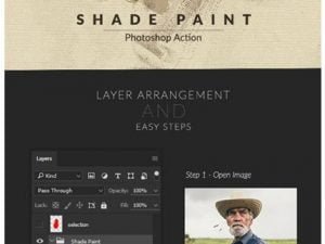 Shade Paint Photoshop Action