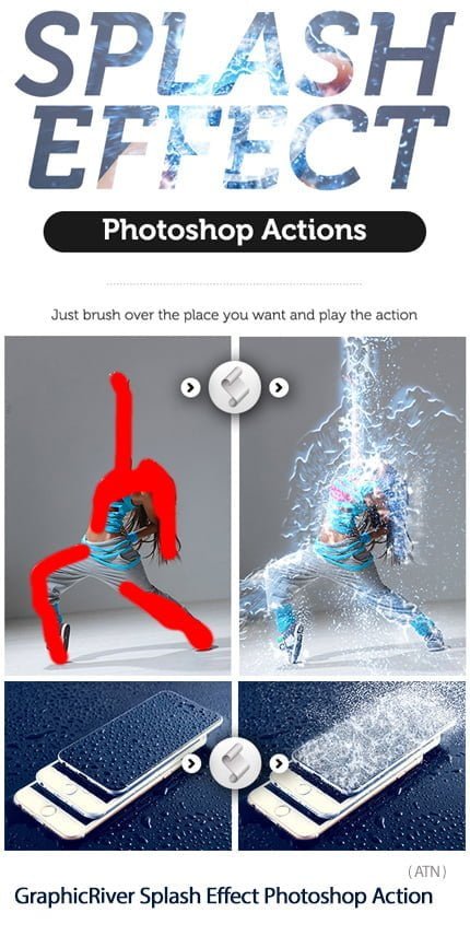 Splash Effect Photoshop Action