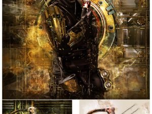 Steampunk Art Kit Photoshop Action