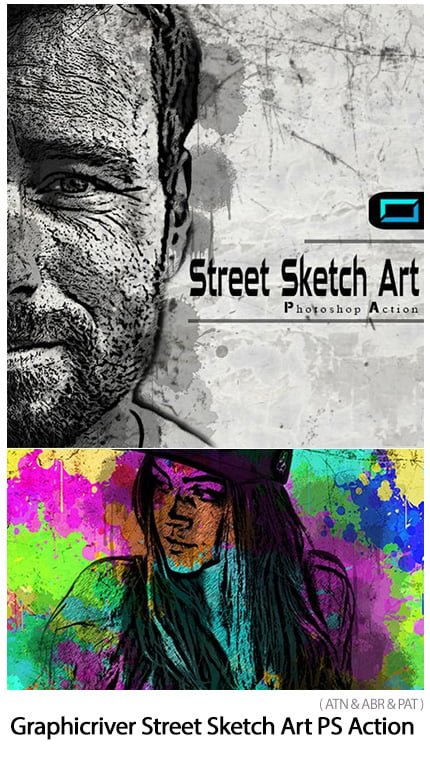 Street Sketch Art Photoshop Action