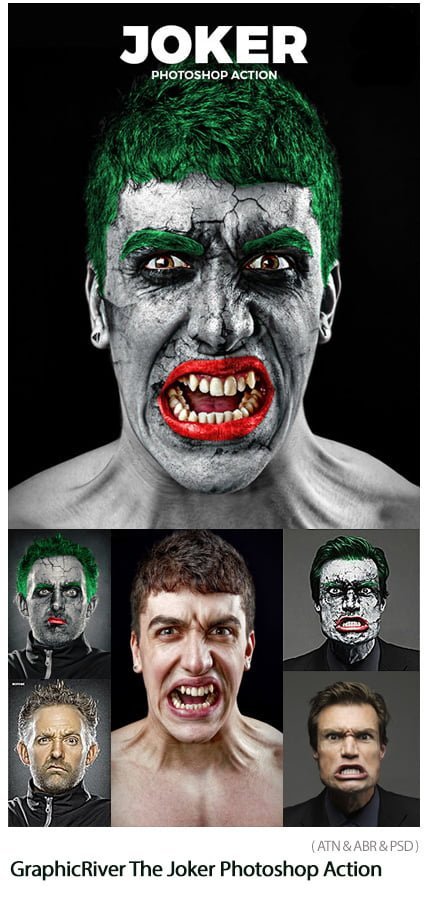 The Joker Photoshop Action