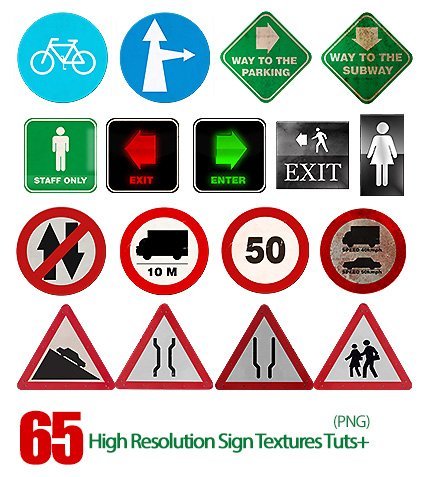 65.High.Resolution.Sign.Textures.Tuts.Premium.Texture.Pack