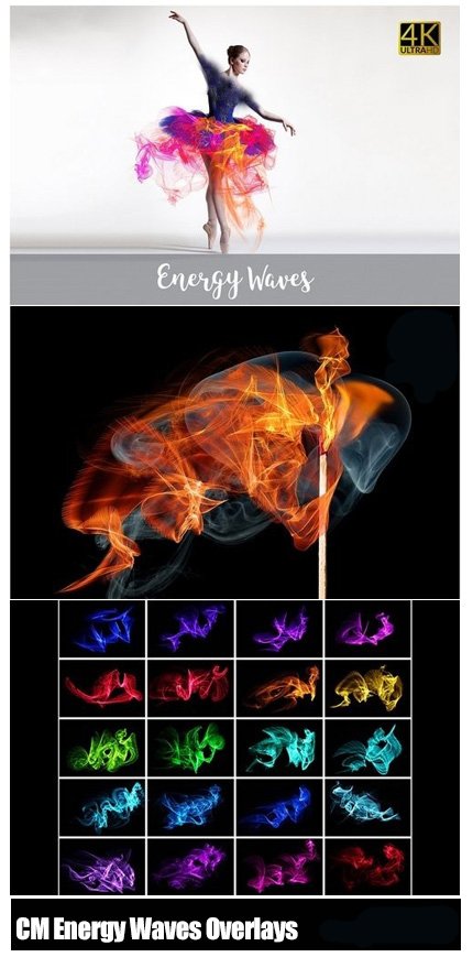 CM 4K Energy Waves Overlays