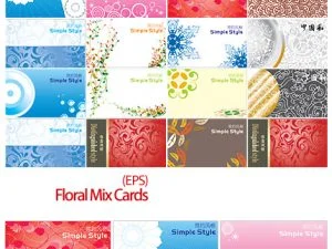 Floral Mix Cards