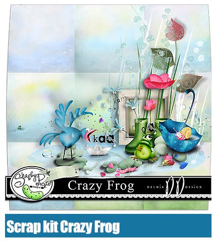 Scrap kit Crazy Frog