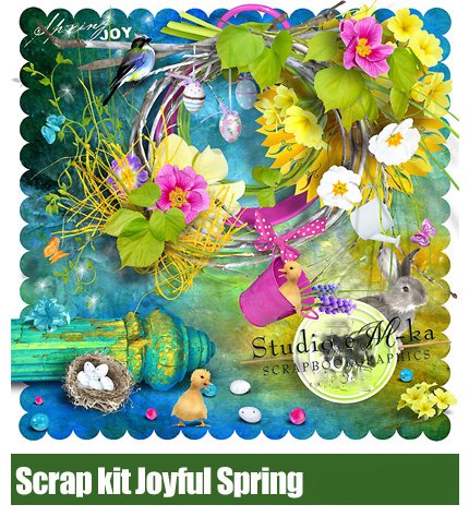 Scrap kit Joyful Spring