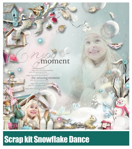 Scrap kit Snowflake Dance