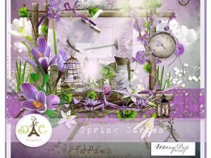 Scrap Set Spring Garden