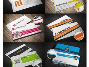 10 Company Business Cards Collection