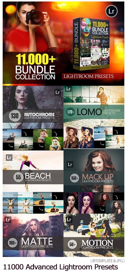 11000 Advanced Lightroom Presets Collection irtemplate