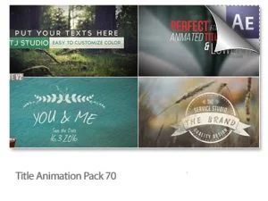 70 Titles Animation Pack