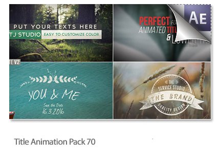 70 Titles Animation Pack