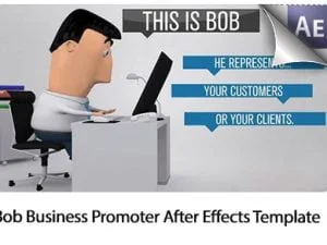 Bob Business Promoter After Effects Template